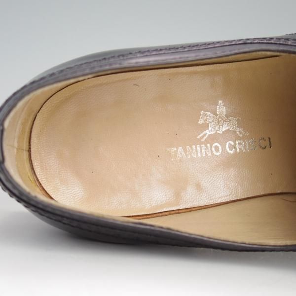 極上★(伊)タニノクリスチー SIZE 5【定価10万円以上★キルトモンクストラップ/106471】カーフ/黒/メンズ/TANINO CRISCI★d955