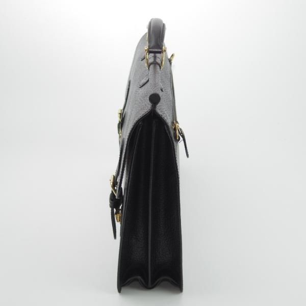 極上★ポーター/PORTER 【貴重★レザー/ブリーフケース】メンズ/ビジネス/バッグ/ショルダー付き/黒★N5423
