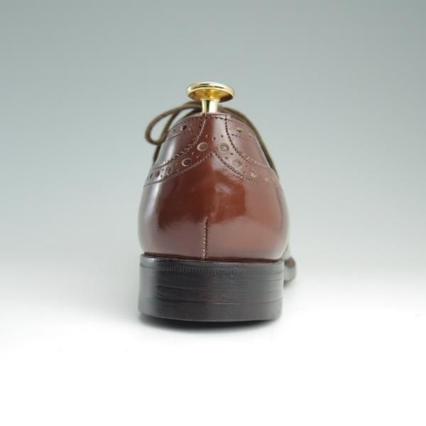 極上★チャーチ 55F/UK5.5【旧チャーチ★ブックバインダーカーフ/84ラスト】Hickstead/3都市ロゴ/フルブローグ/茶/メンズ/Church's★d961