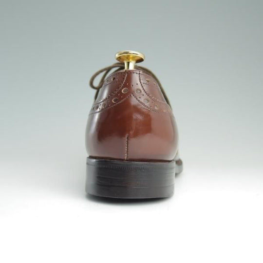 極上★チャーチ 55F/UK5.5【旧チャーチ★ブックバインダーカーフ/84ラスト】Hickstead/3都市ロゴ/フルブローグ/茶/メンズ/Church's★d961