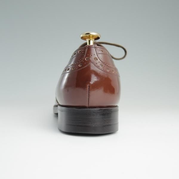 極上★チャーチ 55F/UK5.5【旧チャーチ★ブックバインダーカーフ/84ラスト】Hickstead/3都市ロゴ/フルブローグ/茶/メンズ/Church's★d961