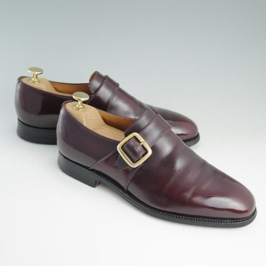 極上★チャーチ 70G/UK7【旧チャーチ★ブックバインダーカーフ/73ラスト】Westbury/3都市ロゴ/モンクストラップ/メンズ/Church's★d962