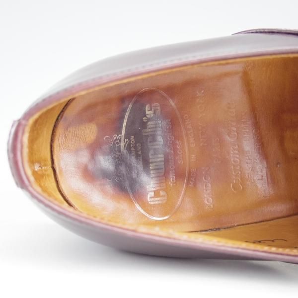 極上★チャーチ 70G/UK7【旧チャーチ★ブックバインダーカーフ/73ラスト】Westbury/3都市ロゴ/モンクストラップ/メンズ/Church's★d962