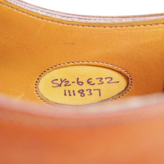 美品★エドワードグリーン 5.5E【定価￥201,960-★ドーバー/32ラスト/DOVER】Uチップ/カーフ/茶/メンズ/EDWARD GREEN★d963