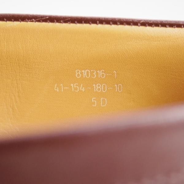美品★J.M.ウェストン 5D【定価￥108,000-★コインローファー/180】41ラスト/ボックスカーフ/濃茶/メンズ/Weston/ウエストン★d964
