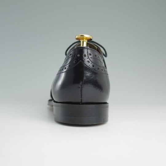 ほぼ未使用★(英国製)Lotus since 1759/ロータス 8FX【貴重★グッドイヤーウェルテッド製法/NEWCASTLE】フルブローグ/黒★d966