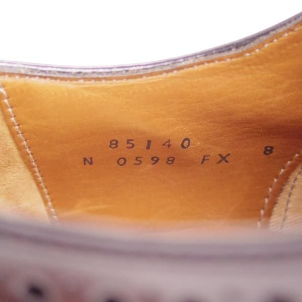 ほぼ未使用★(英国製)Lotus since 1759/ロータス 8FX【貴重★グッドイヤーウェルテッド製法/NEWCASTLE】フルブローグ/黒★d966