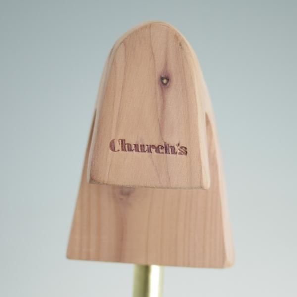 美品★チャーチ(レディース) SIZE 37【定価￥14,040-★純正シューツリー/WESSEX】木製シューキーパー/Church's★d968