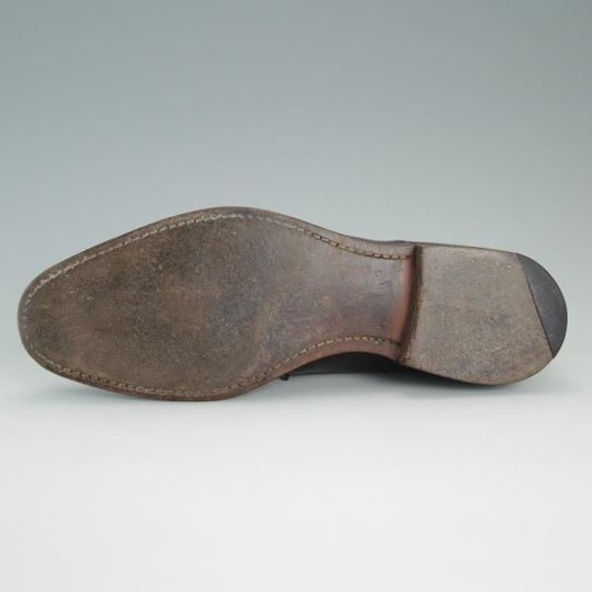 ★チャーチ 55G/UK5.5【★セミブローグ/136ラスト/LONDON/ロンドン】ポリッシュドバインダーカーフ/濃茶/メンズ/Church's★d971