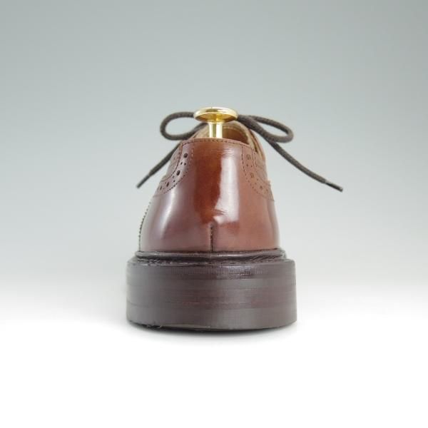 美品★トリッカーズ SIZE 7【ダイナイトソール仕様★ギリーシューズ/M7482】フルブローグ/カーフ/茶/メンズ/Tricker's★d973