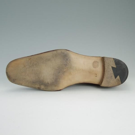 極上★(伊)PERON&PERON/ペロン・エ・ペロン SIZE 42【貴重★シャモア革/ボタンブーツ】スエード×カーフ/薄茶×茶/メンズ★d975