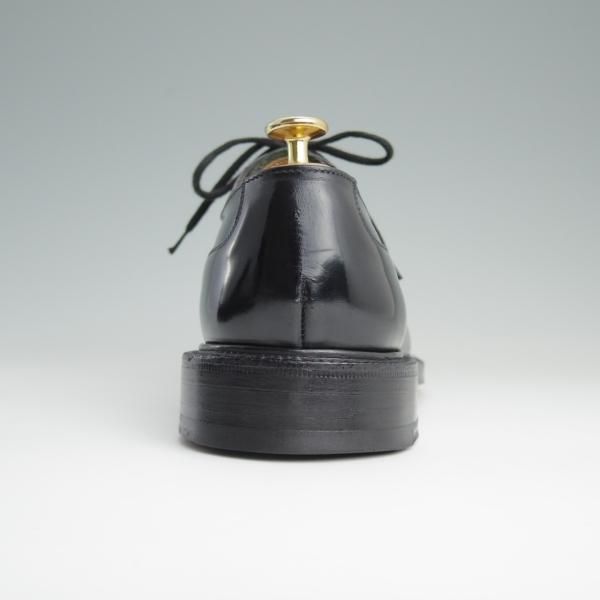 極美品★チャーチ 70G/UK7【★ストレートチップ/LANCASTER】173ラスト/4都市ロゴ/ポリッシュドバインダーカーフ/黒/メンズ/Church's★d980