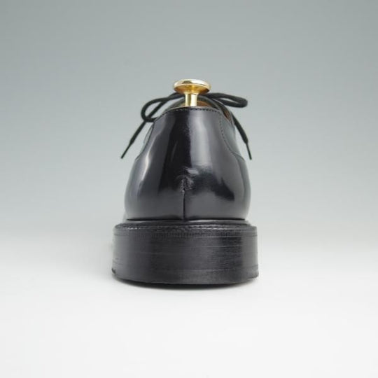 極美品★チャーチ 70G/UK7【★ストレートチップ/LANCASTER】173ラスト/4都市ロゴ/ポリッシュドバインダーカーフ/黒/メンズ/Church's★d980