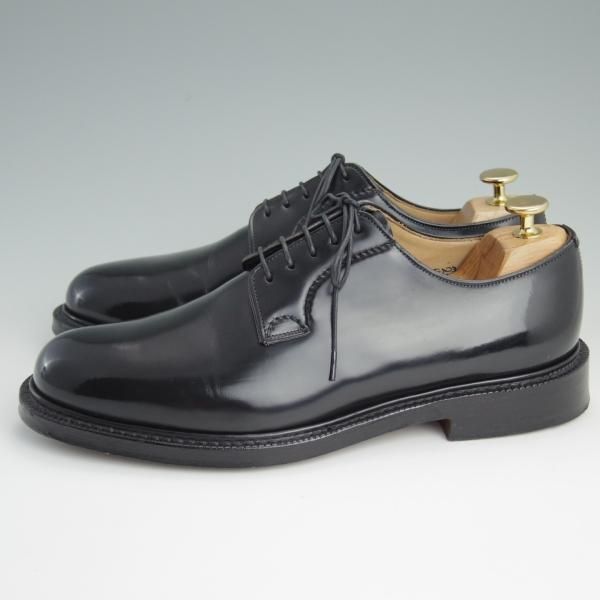 極美品★チャーチ 75F/UK7.5【定価￥99,360-★シャノン/SHANNON】103ラスト/5都市ロゴ/ポリッシュドバインダーカーフ/黒/Church's★d981