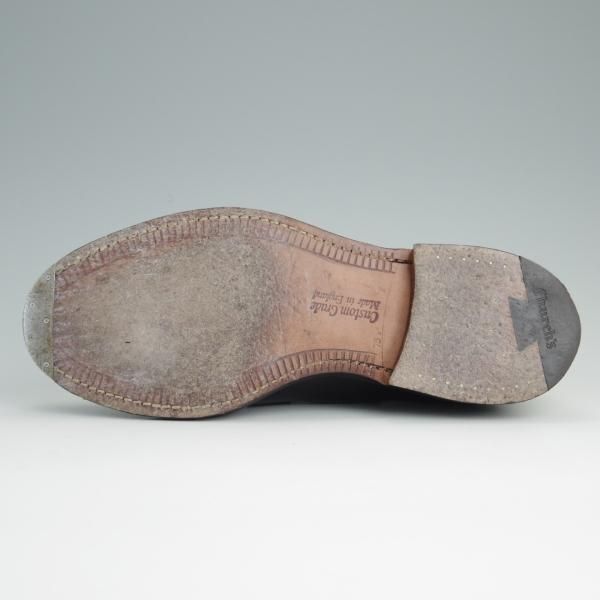 極美品★チャーチ 75F/UK7.5【定価￥99,360-★シャノン/SHANNON】103ラスト/5都市ロゴ/ポリッシュドバインダーカーフ/黒/Church's★d981