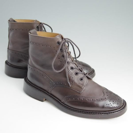 極上★トリッカーズ SIZE 6.5【★カントリーブーツ/STOW/ストウ/5634】エスプレッソバーニッシュ/カーフ/濃茶/メンズ/Tricker's★d983