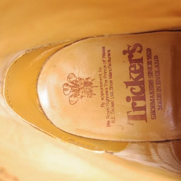極上★トリッカーズ SIZE 6.5【★カントリーブーツ/STOW/ストウ/5634】エスプレッソバーニッシュ/カーフ/濃茶/メンズ/Tricker's★d983