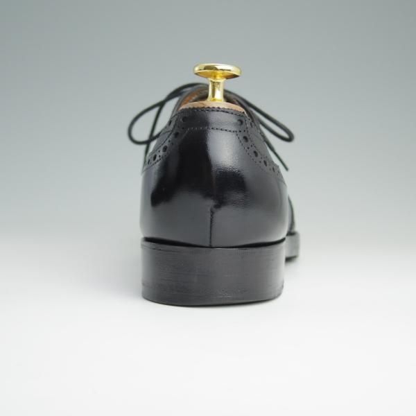 ★ジョンロブ 8E【同系モデル定価￥194,400-★2466ラスト仕様/DARBY/ダービー】フルブローグ/黒/JOHN LOBB★d984