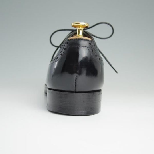★ジョンロブ 8E【同系モデル定価￥194,400-★2466ラスト仕様/DARBY/ダービー】フルブローグ/黒/JOHN LOBB★d984