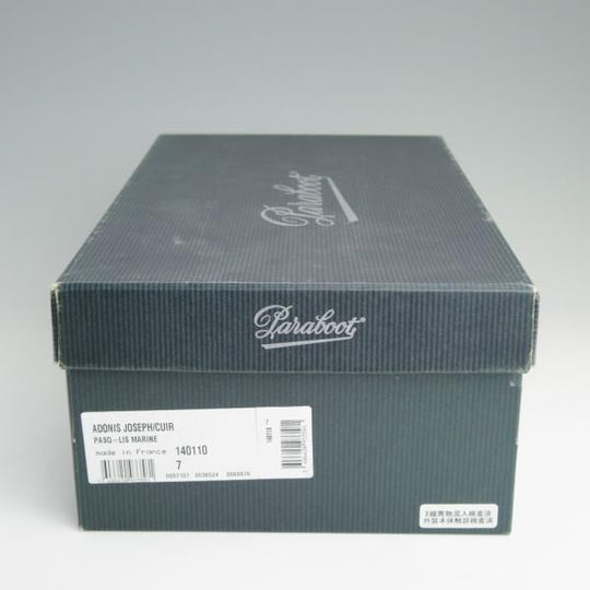 極美品★パラブーツ SIZE 7【貴重★JOSEPH別注/ネイビー】ADONIS/アドニス/コインローファー/カーフ/紺/メンズ/Paraboot★d985