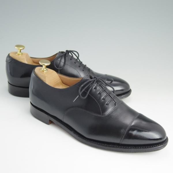 極上★(英)チーニー製 7.5E【★ロイドフットウェア別注/Lloyd Footwear】Mシリーズ/89ラスト/ストレートチップ/カーフ/黒/CHEANEY★d987