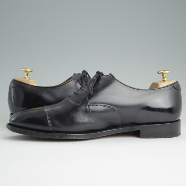 極上★(英)チーニー製 7.5E【★ロイドフットウェア別注/Lloyd Footwear】Mシリーズ/89ラスト/ストレートチップ/カーフ/黒/CHEANEY★d987