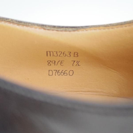 極上★(英)チーニー製 7.5E【★ロイドフットウェア別注/Lloyd Footwear】Mシリーズ/89ラスト/ストレートチップ/カーフ/黒/CHEANEY★d987