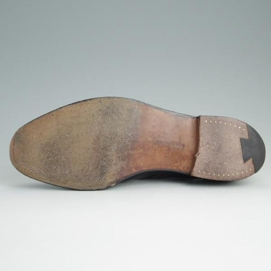 極上★クロケット&ジョーンズ 7.5E【★ロイドフットウェア別注/Lloyd Footwear】317ラスト/Uチップ/カーフ/黒/メンズ/Crockett&Jones★d988