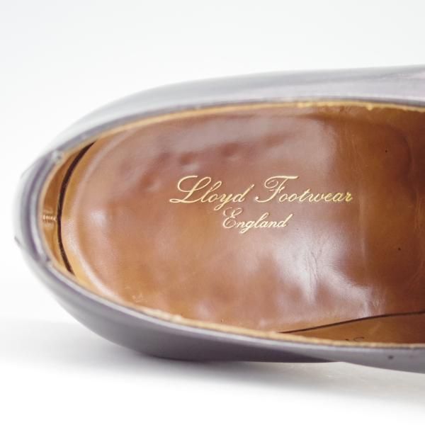 極上★クロケット&ジョーンズ 7.5E【★ロイドフットウェア別注/Lloyd Footwear】317ラスト/Uチップ/カーフ/黒/メンズ/Crockett&Jones★d988