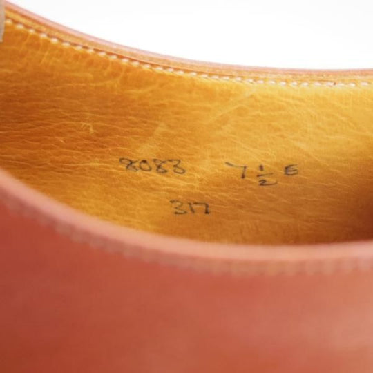 極上★クロケット&ジョーンズ 7.5E【★ロイドフットウェア別注/Lloyd Footwear】317ラスト/Uチップ/カーフ/茶/メンズ/Crockett&Jones★d989