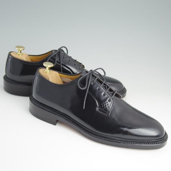 美品★リーガル 26EE【貴重★コードバン/顔料仕上げ】インペリアルグレード/プレーントゥ/黒/メンズ/Shell Cordvan/REGAL★d991