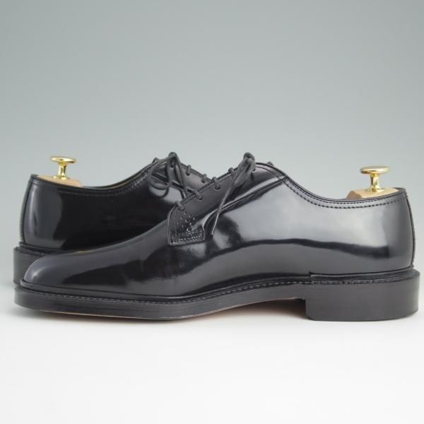 美品★リーガル 26EE【貴重★コードバン/顔料仕上げ】インペリアルグレード/プレーントゥ/黒/メンズ/Shell Cordvan/REGAL★d991