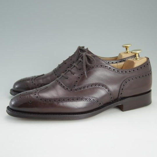 極美品★チャーチ 80F/UK8【定番★チェットウィンド/CHETWYND】173ラスト/5都市ロゴ/フルブローグ/ネバダカーフ/メンズ/Church's★d994