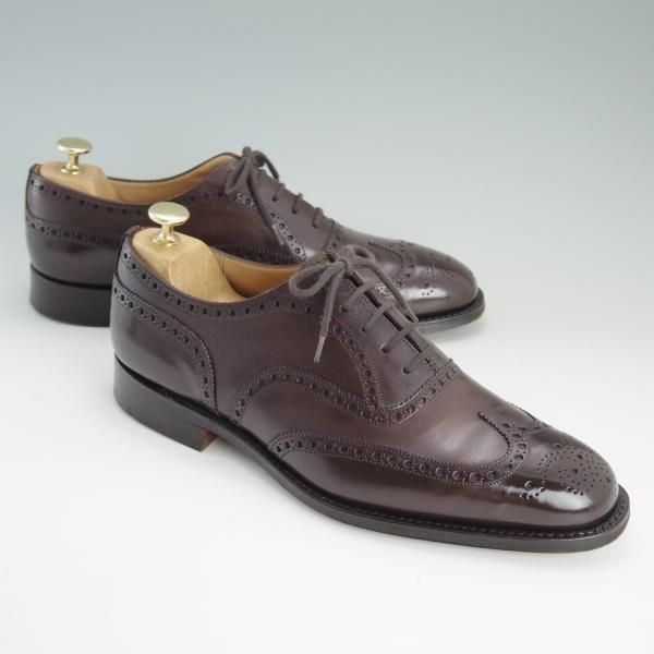 極美品★チャーチ 80F/UK8【定番★チェットウィンド/CHETWYND】173ラスト/5都市ロゴ/フルブローグ/ネバダカーフ/メンズ/Church's★d994