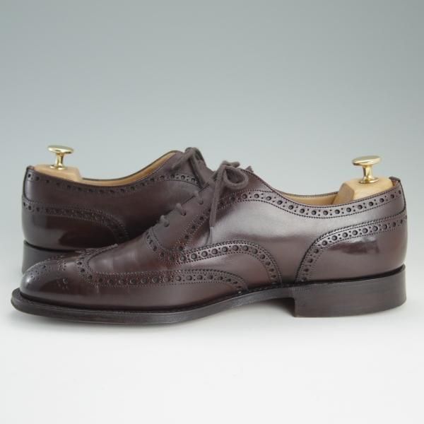 極美品★チャーチ 80F/UK8【定番★チェットウィンド/CHETWYND】173ラスト/5都市ロゴ/フルブローグ/ネバダカーフ/メンズ/Church's★d994