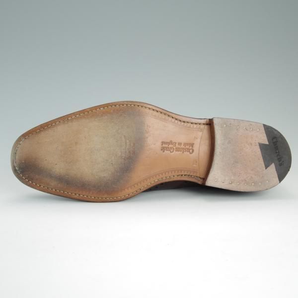 極美品★チャーチ 80F/UK8【定番★チェットウィンド/CHETWYND】173ラスト/5都市ロゴ/フルブローグ/ネバダカーフ/メンズ/Church's★d994