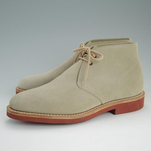美品★チャーチ 55G/UK5.5【貴重★SAHARA M/81ラスト】4都市ロゴ/チャッカブーツ/スエード/SAND/薄茶/メンズ/サハラ/Church's★d995