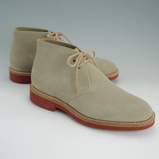 美品★チャーチ 55G/UK5.5【貴重★SAHARA M/81ラスト】4都市ロゴ/チャッカブーツ/スエード/SAND/薄茶/メンズ/サハラ/Church's★d995