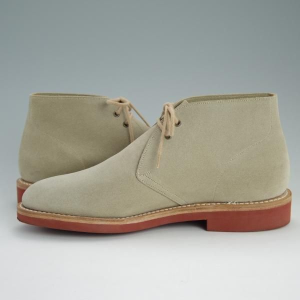 美品★チャーチ 55G/UK5.5【貴重★SAHARA M/81ラスト】4都市ロゴ/チャッカブーツ/スエード/SAND/薄茶/メンズ/サハラ/Church's★d995