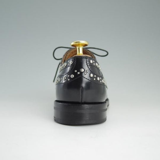 美品★チャーチ(レディース) SIZE 36【定価￥103,680-★BURWOOD MET/スタッズ】バーウッド/黒/Church's★d996
