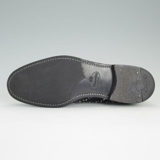 美品★チャーチ(レディース) SIZE 36【定価￥103,680-★BURWOOD MET/スタッズ】バーウッド/黒/Church's★d996