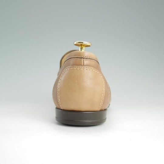 未使用★(伊)サントーニ SIZE 7.5【★ローファー/101695】スリッポン/カーフ/BOLET/薄茶/メンズ/Santoni★d999