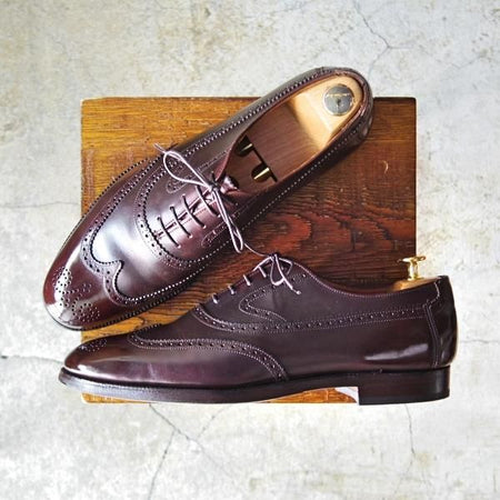 極上★チャーチ US9.5E/UK9【貴重★ブルックスブラザーズ別注/BROOKS ENGLISH/m89ラスト】旧チャーチ/茶/Church's★e002