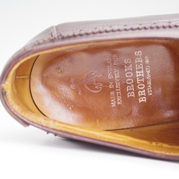 極上★チャーチ US9.5E/UK9【貴重★ブルックスブラザーズ別注/BROOKS ENGLISH/m89ラスト】旧チャーチ/茶/Church's★e002