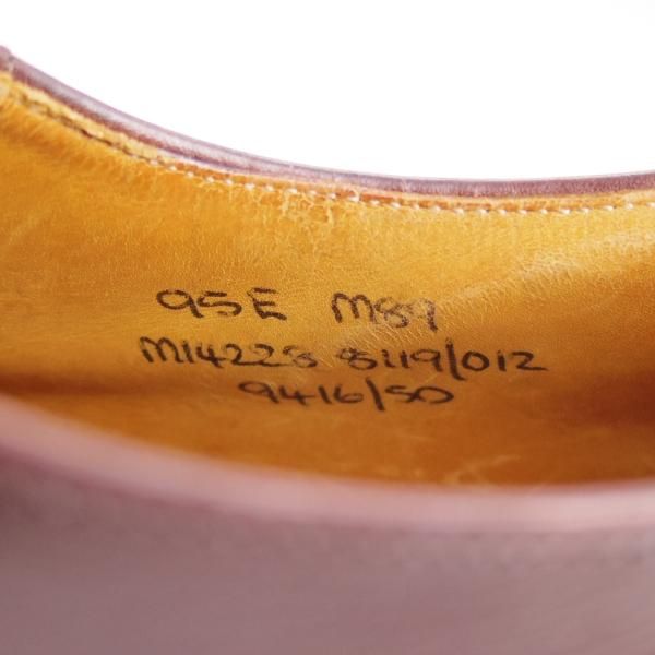 極上★チャーチ US9.5E/UK9【貴重★ブルックスブラザーズ別注/BROOKS ENGLISH/m89ラスト】旧チャーチ/茶/Church's★e002