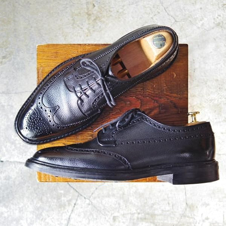 極上★チャーチ 90F/UK9【ダイナイトソール仕様★GRAFTON/173ラスト】グラフトン/フルブローグ/グレインレザー/黒/Church's★e005