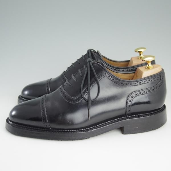 極上★(英)チーニー製 UK7.5/US8D【貴重★ROYAL TWEEDライン/4773ラスト/CHURCH'S名義】クォーターブローグ/カーフ/メンズ/CHEANEY★e009