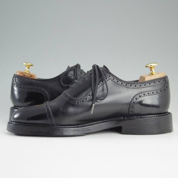 極上★(英)チーニー製 UK7.5/US8D【貴重★ROYAL TWEEDライン/4773ラスト/CHURCH'S名義】クォーターブローグ/カーフ/メンズ/CHEANEY★e009