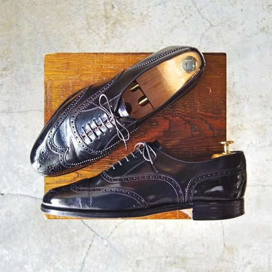 ★(英)グレンソン 9D【★フルブローグ/014-2001】カーフ/黒/メンズ/GRENSON★e010