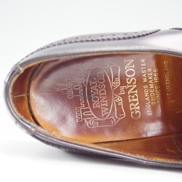 ★(英)グレンソン 9D【★フルブローグ/014-2001】カーフ/黒/メンズ/GRENSON★e010